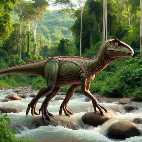 Перші динозаври мали досить скромні розміри і пересувалися, спираючись на чотири кінцівки.