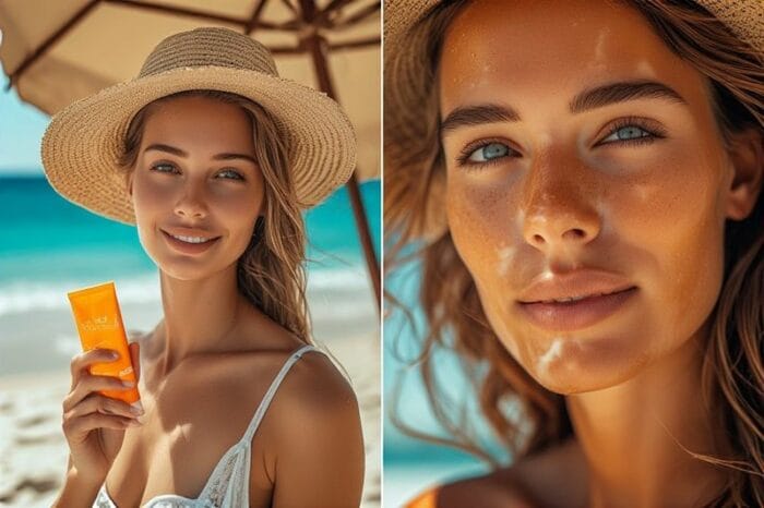 Comparison of safe sun protection versus tanning bed damage