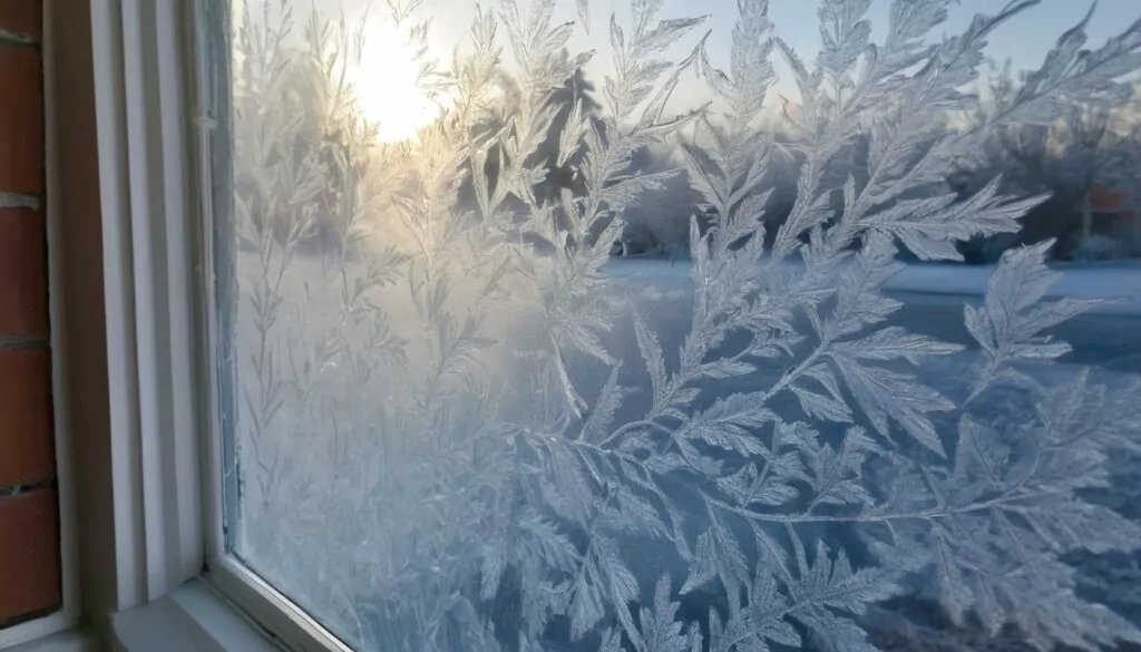 What is frost and where can it be seen